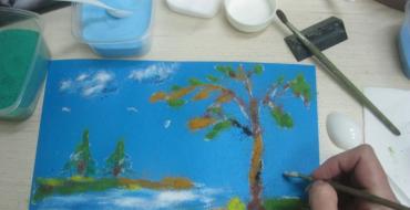 Рисование солью в детском саду (из опыта работы по применению нетрадиционных техник изобразительной деятельности)