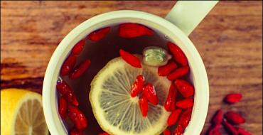 How to make tea with goji berries Green tea with goji berries properties